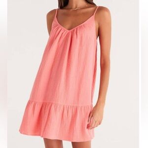 Z Supply Coral gauze Sundress. Size XL